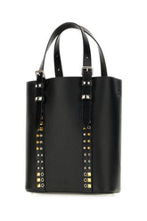 Black leather handbag -  | Wise