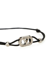 Black cotton bracelet -  | Wise