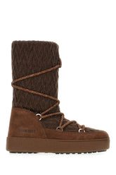 Chocolate wool blend Ltrack boots -  | Wise