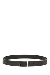 Cintura reversibile in pelle nera -  | Wise