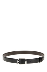 Black leather reversible belt -  | Wise