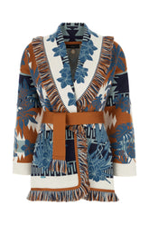 Embroidered wool cardigan -  | Wise