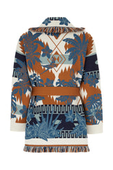 Embroidered wool cardigan -  | Wise