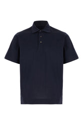 Midnight blue cotton polo shirt -  | Wise