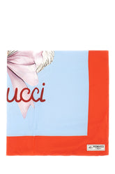 Printed viscose blend foulard -  | Wise