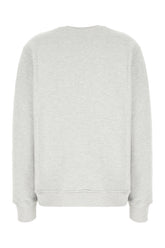 Melange grey cotton sweatshirt -  | Wise