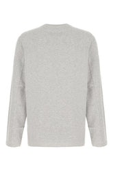 Melange grey cotton t-shirt -  | Wise