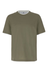 Sage green cotton t-shirt -  | Wise