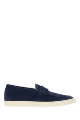Mocassini in pelle scamosciata blu navy -  | Wise