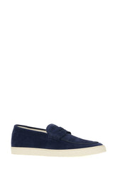 Mocassini in pelle scamosciata blu navy -  | Wise