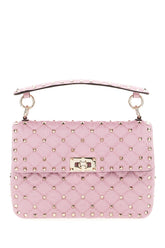 Borsa a mano Rockstud in tessuto rosa -  | Wise