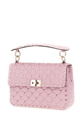 Borsa a mano Rockstud in tessuto rosa -  | Wise