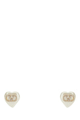 Metal and pearls earrings -  | Wise