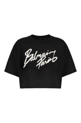 T-shirt in cotone nero -  | Wise