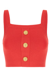 Tyrian purple viscose blend top -  | Wise