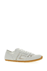 Sneakers in pelle e rete gesso -  | Wise