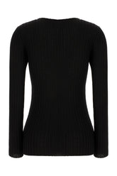 Maglione in misto lana nera -  | Wise