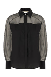 Camicia in popeline nero -  | Wise