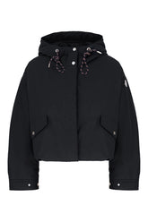 Black polyester blend Eucalyptus down jacket -  | Wise