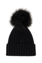 Black wool beanie hat -  | Wise