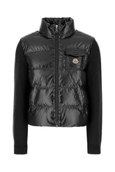 Black wool Tricot cardigan -  | Wise