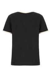 T-shirt in cotone nero -  | Wise