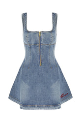 Denim mini dress -  | Wise