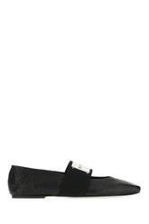 Black leather ballerinas -  | Wise