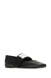 Black leather ballerinas -  | Wise