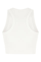Top in cotone stretch bianco -  | Wise