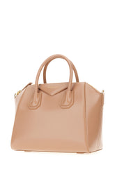 Powder pink leather small Antigona handbag -  | Wise