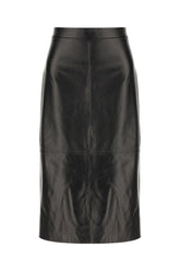 Black leather skirt -  | Wise