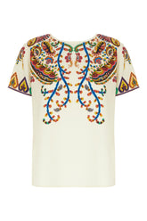 Printed silk blouse -  | Wise