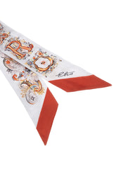 Printed silk foulard -  | Wise