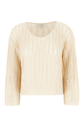 Sand cotton blend sweater -  | Wise