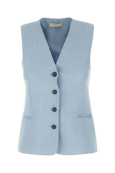 Gilet in misto viscosa carta da zucchero -  | Wise