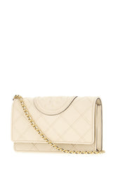 Clutch Fleming in pelle avorio -  | Wise