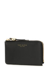 Black leather card holder -  | Wise