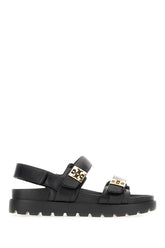 Black leather Mellow sandals -  | Wise