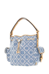 Printed canvas T-Monogram bucket bag -  | Wise