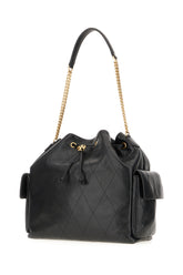 Black leather shoulder bag -  | Wise