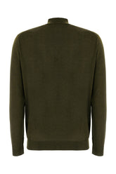 Dark green wool blend sweater -  | Wise