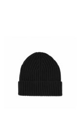 Black cashmere beanie hat -  | Wise