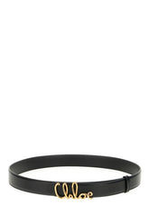 Cintura in pelle nera -  | Wise