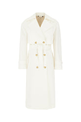 White cotton trench -  | Wise