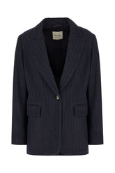 Embroidered stretch wool blend blazer -  | Wise