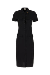 Abito in viscosa stretch nera -  | Wise