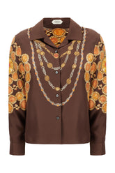 Printed silk shirt -  | Wise