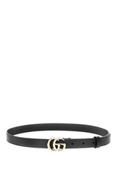 Black leather belt -  | Wise