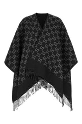 Mantella in lana ricamata -  | Wise